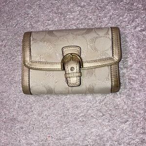 Gold Coach Wallet